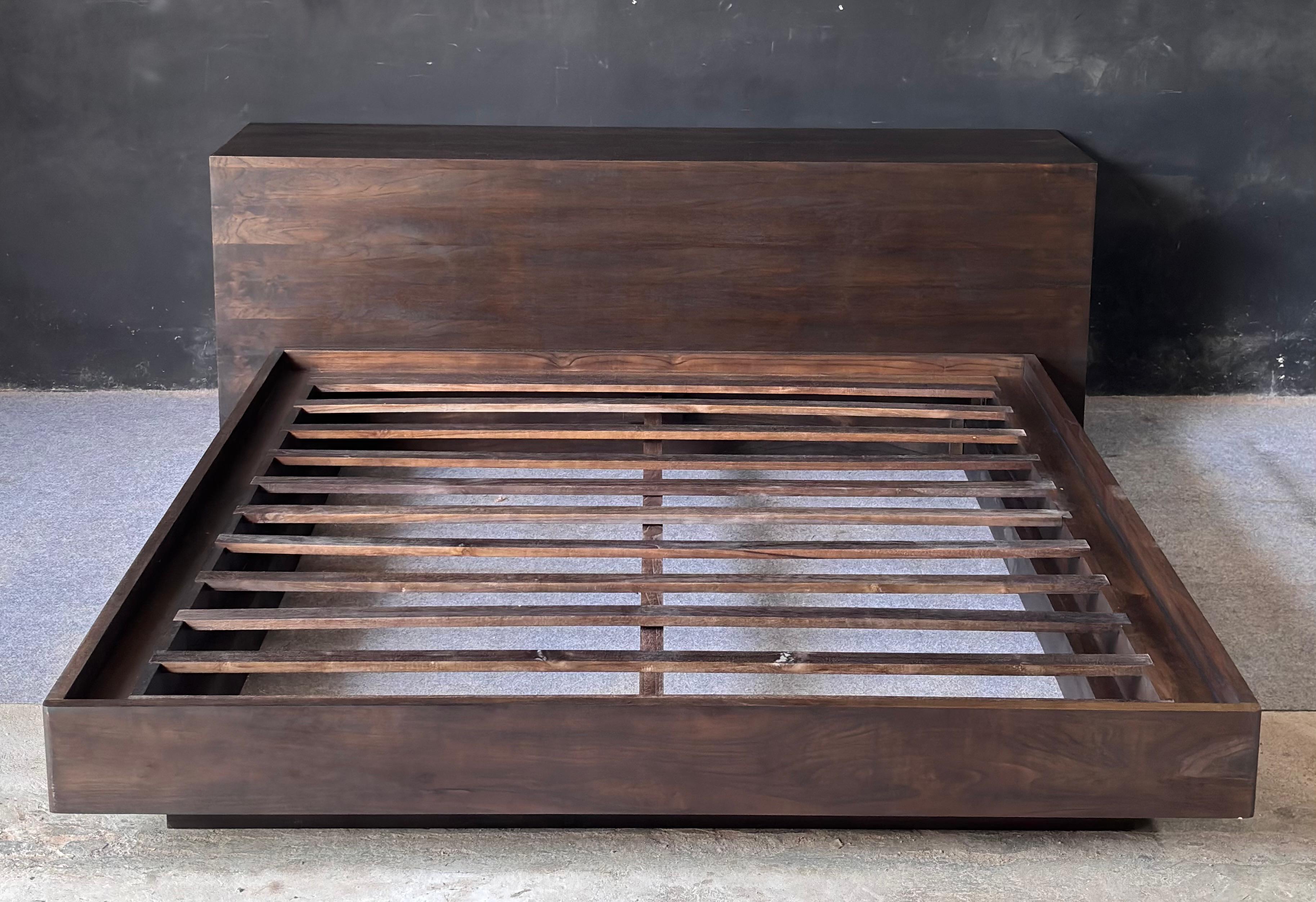BF-03 - Bed Frame with Desk Headboard