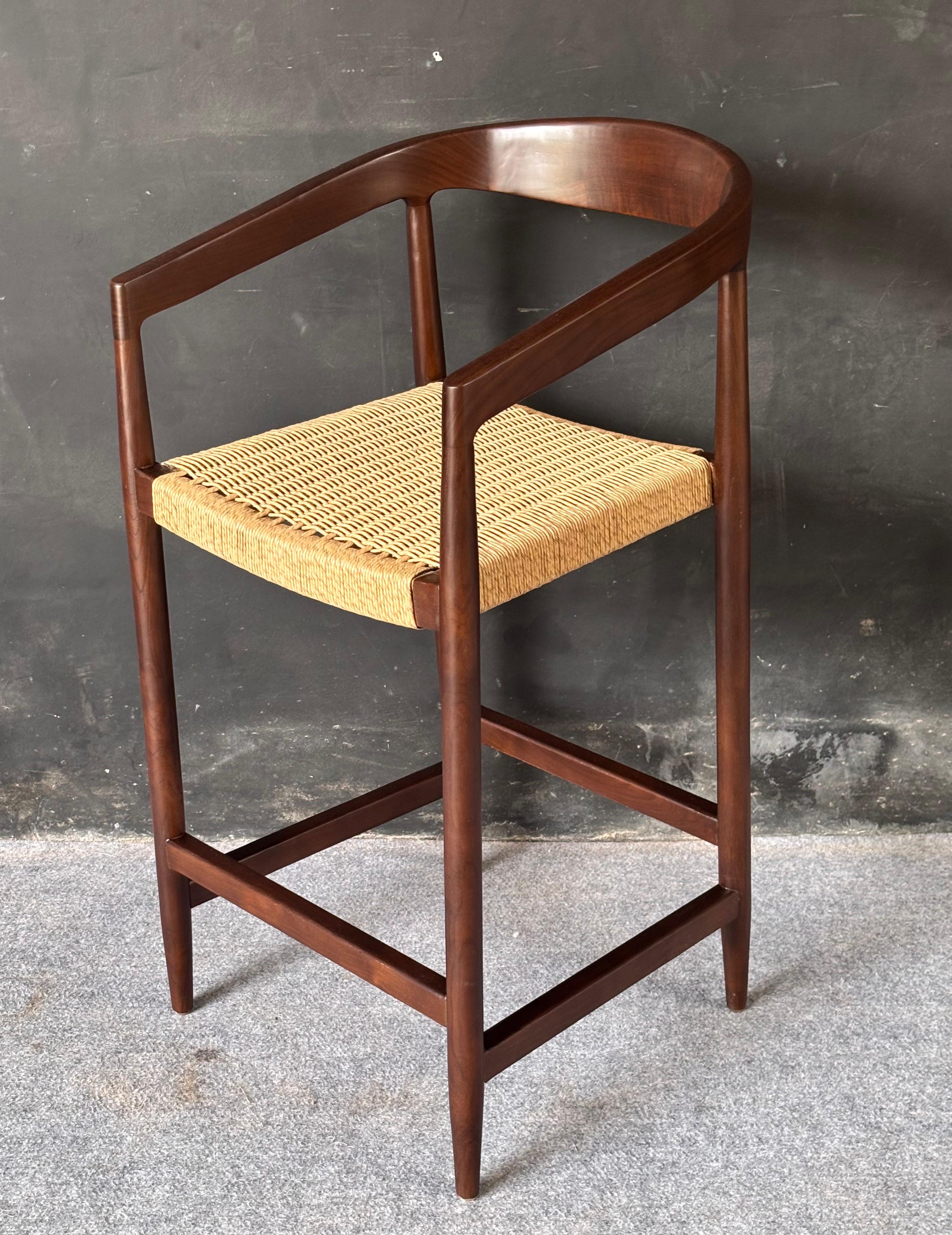 BC-05 - Bar Chair with Woven Seat