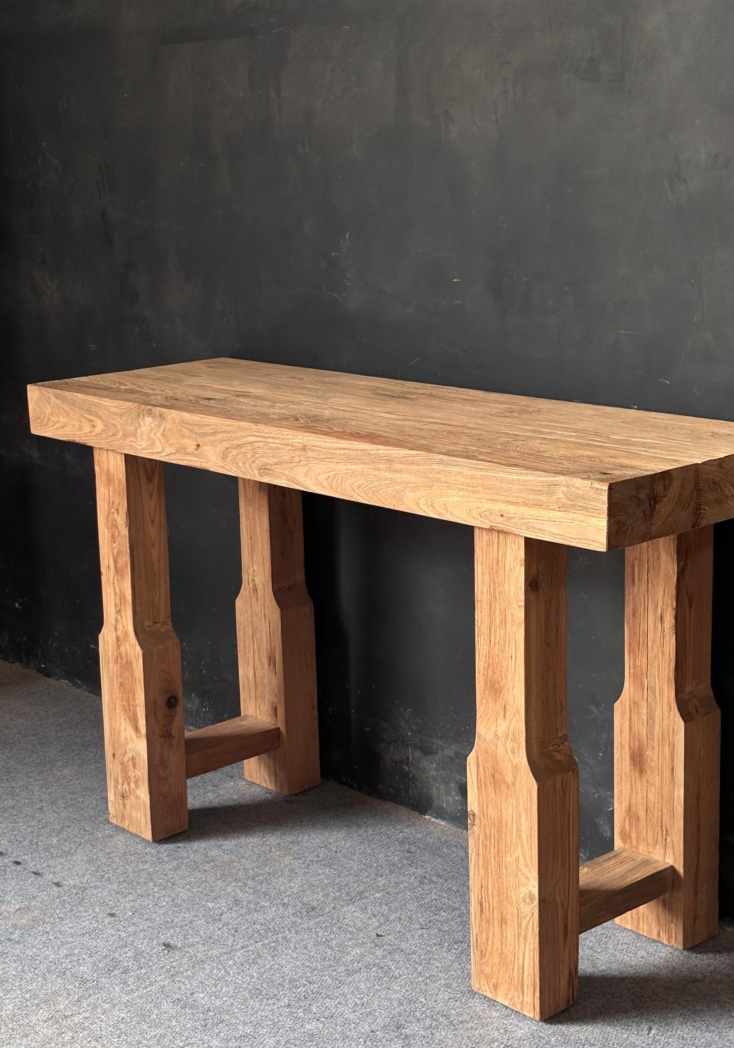 BT-01 - Reclaimed Teak Bar Table