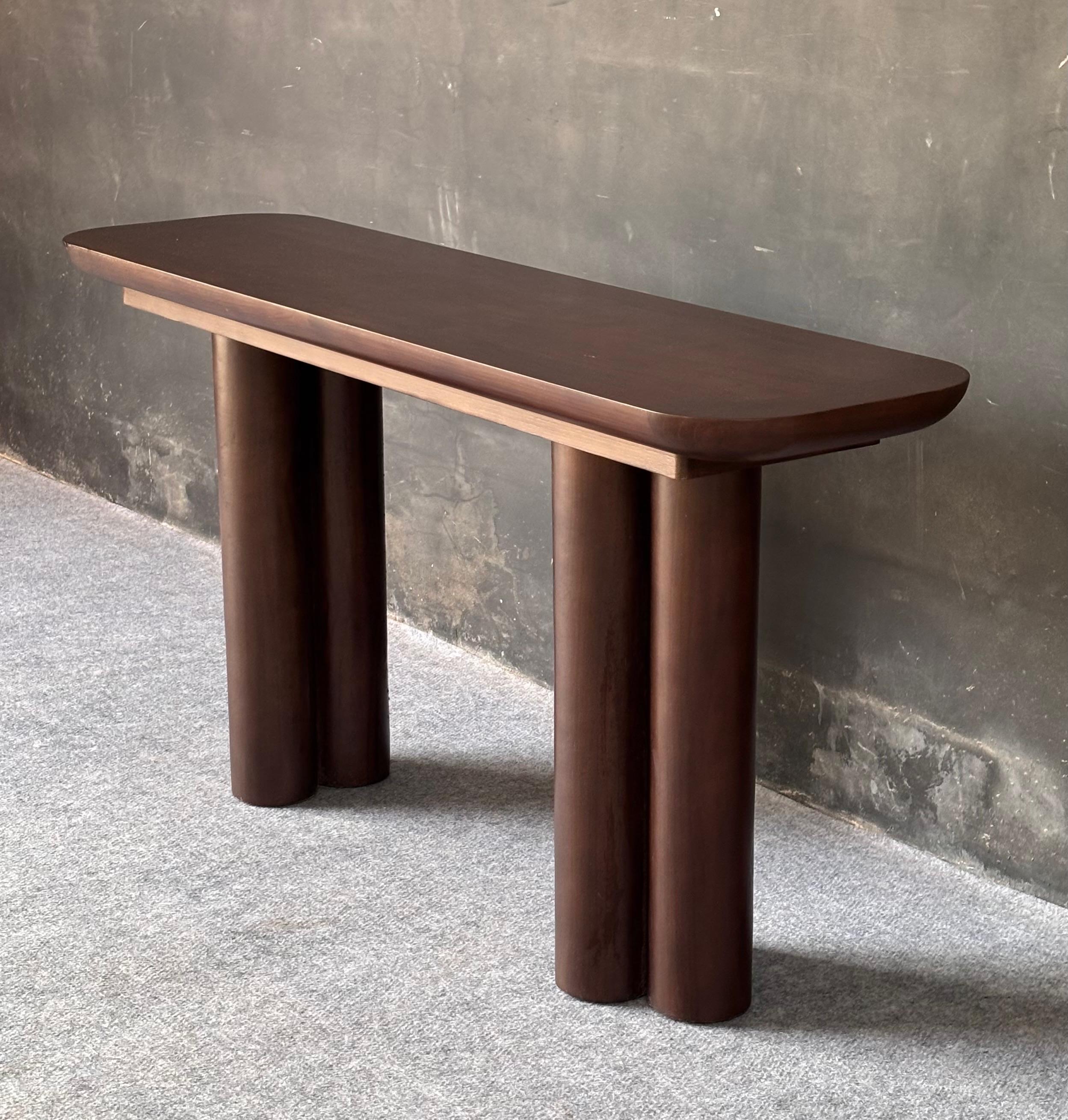 BT-04 - Wooden Bar Table in Walnut Finish