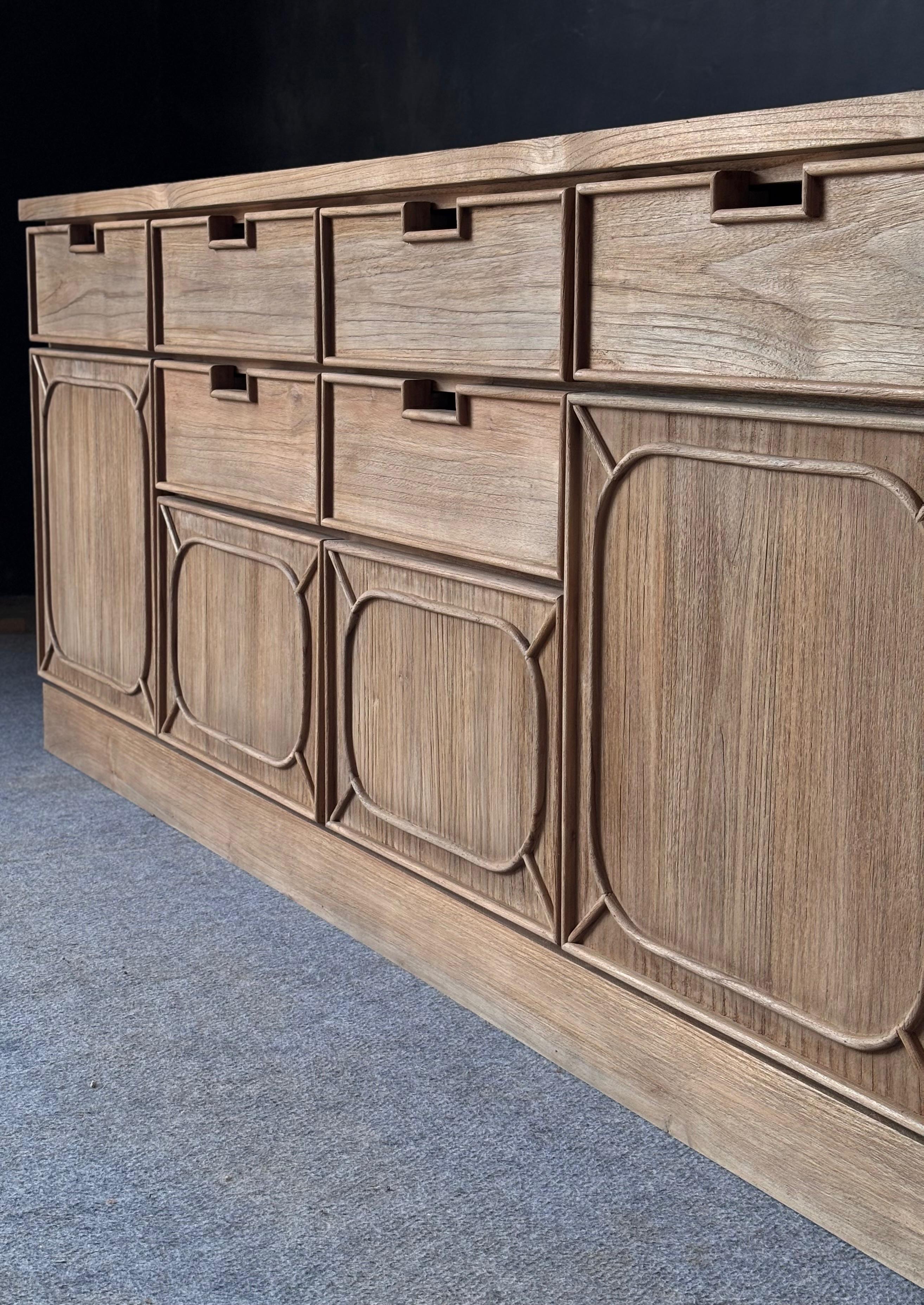 WC-01 - Rustic Teak Cabinet