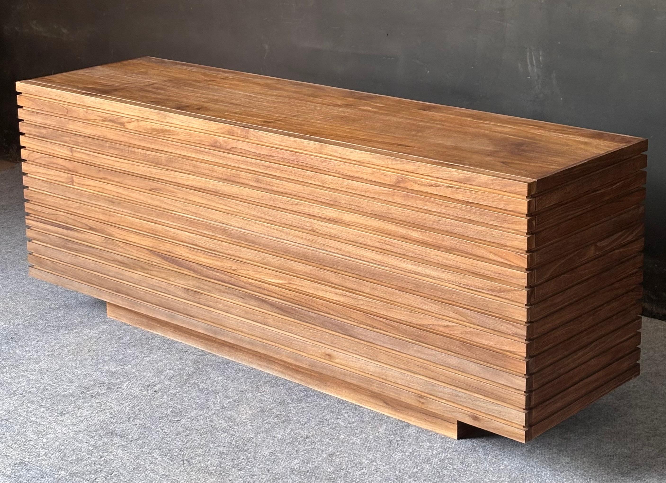 WC-08 - Wooden Cabinet with Hidden Drawers