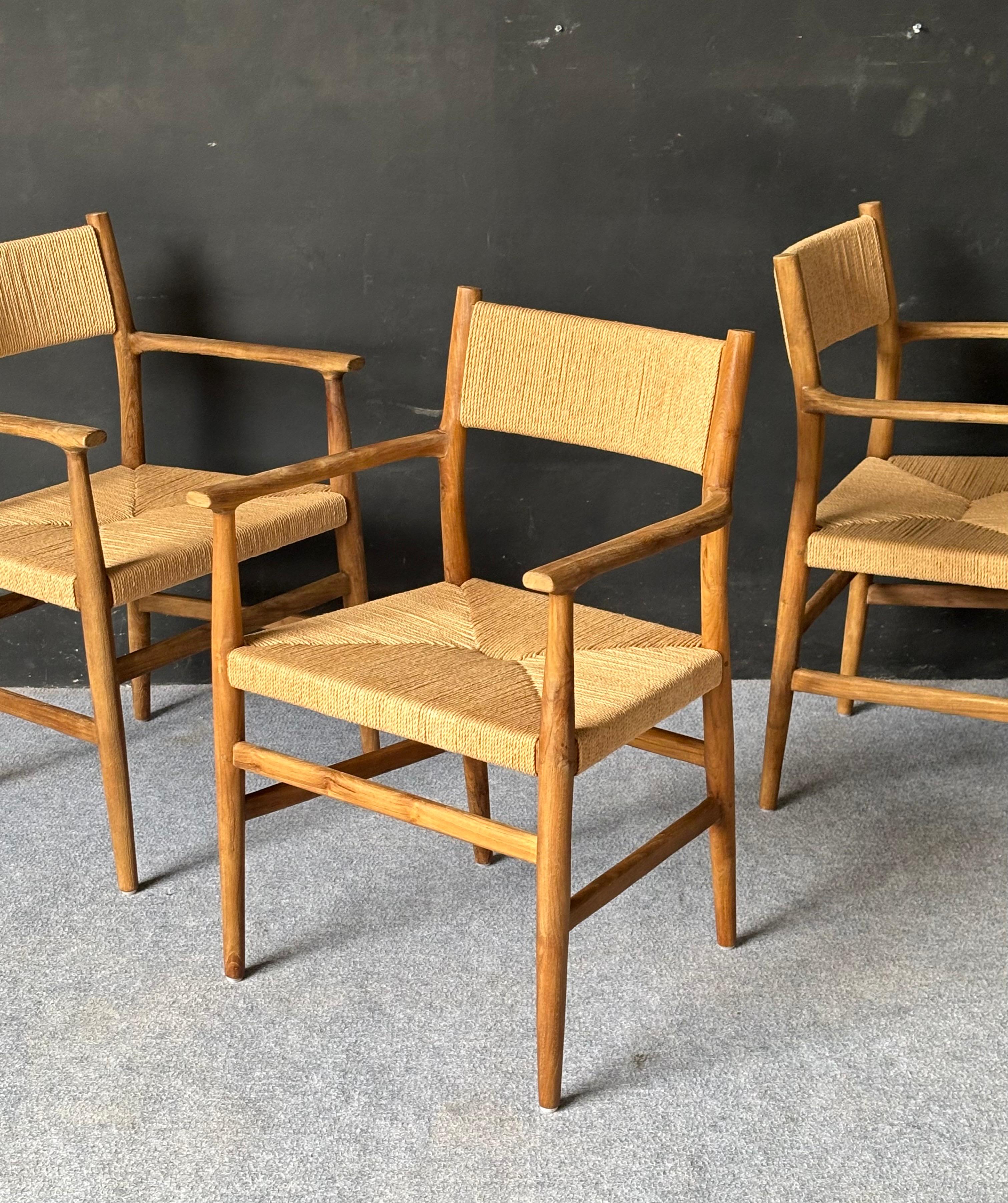 DAC-09 - Dining Chair with Woven Seat & Backrest