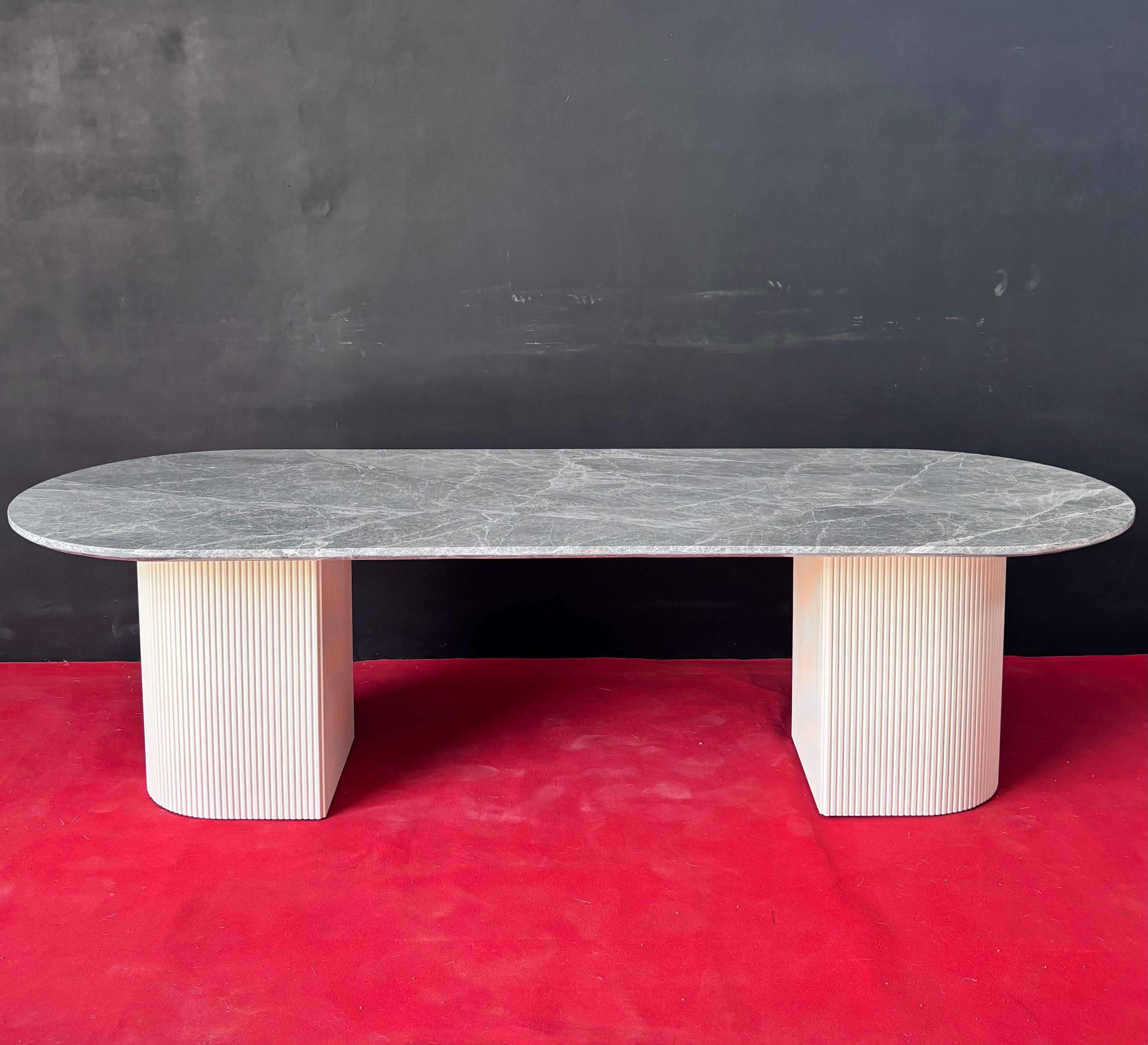 DT-01 – Marble Top Dining Table