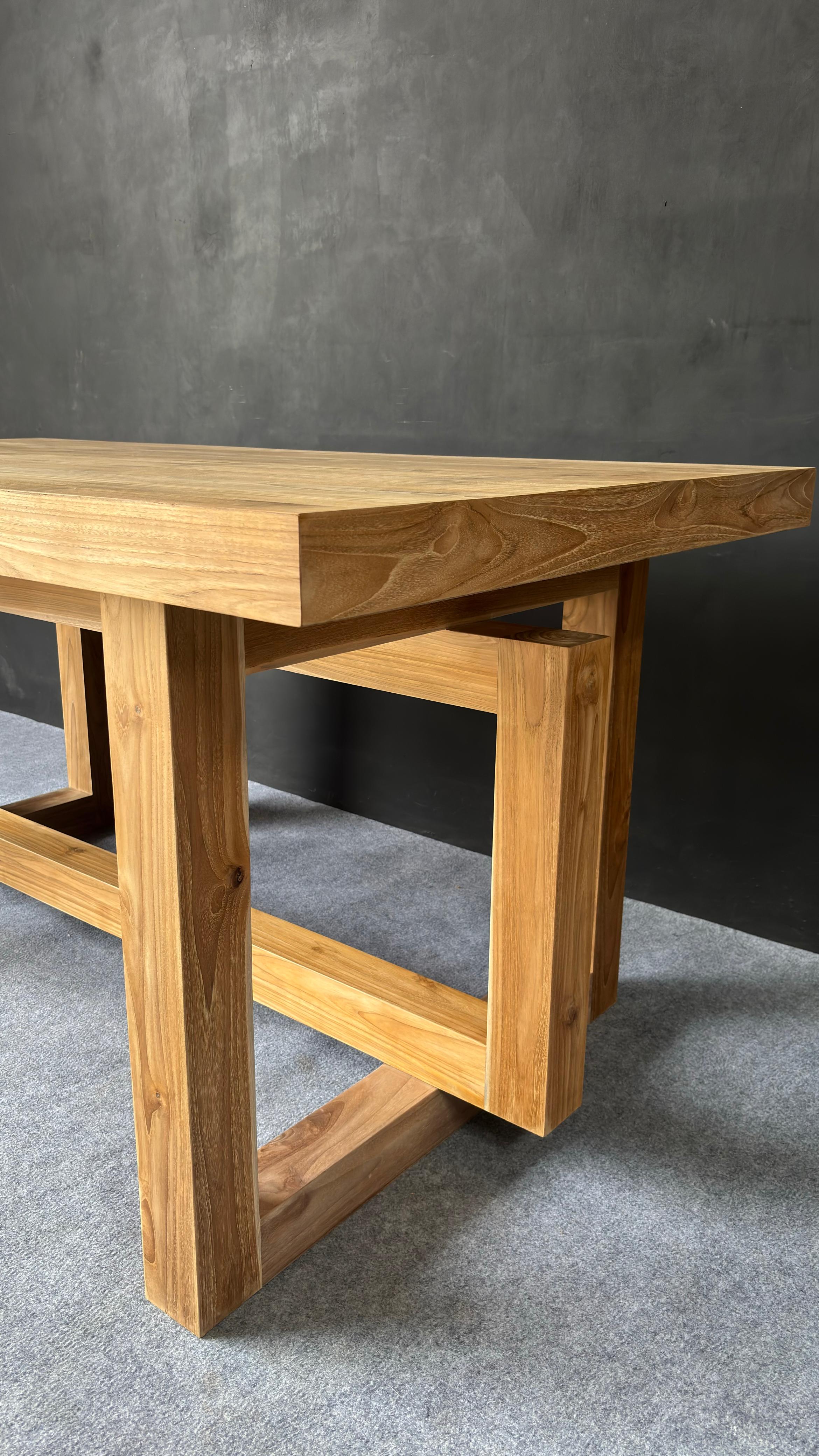 DT-03 – Solid Teak Wood Dining Table