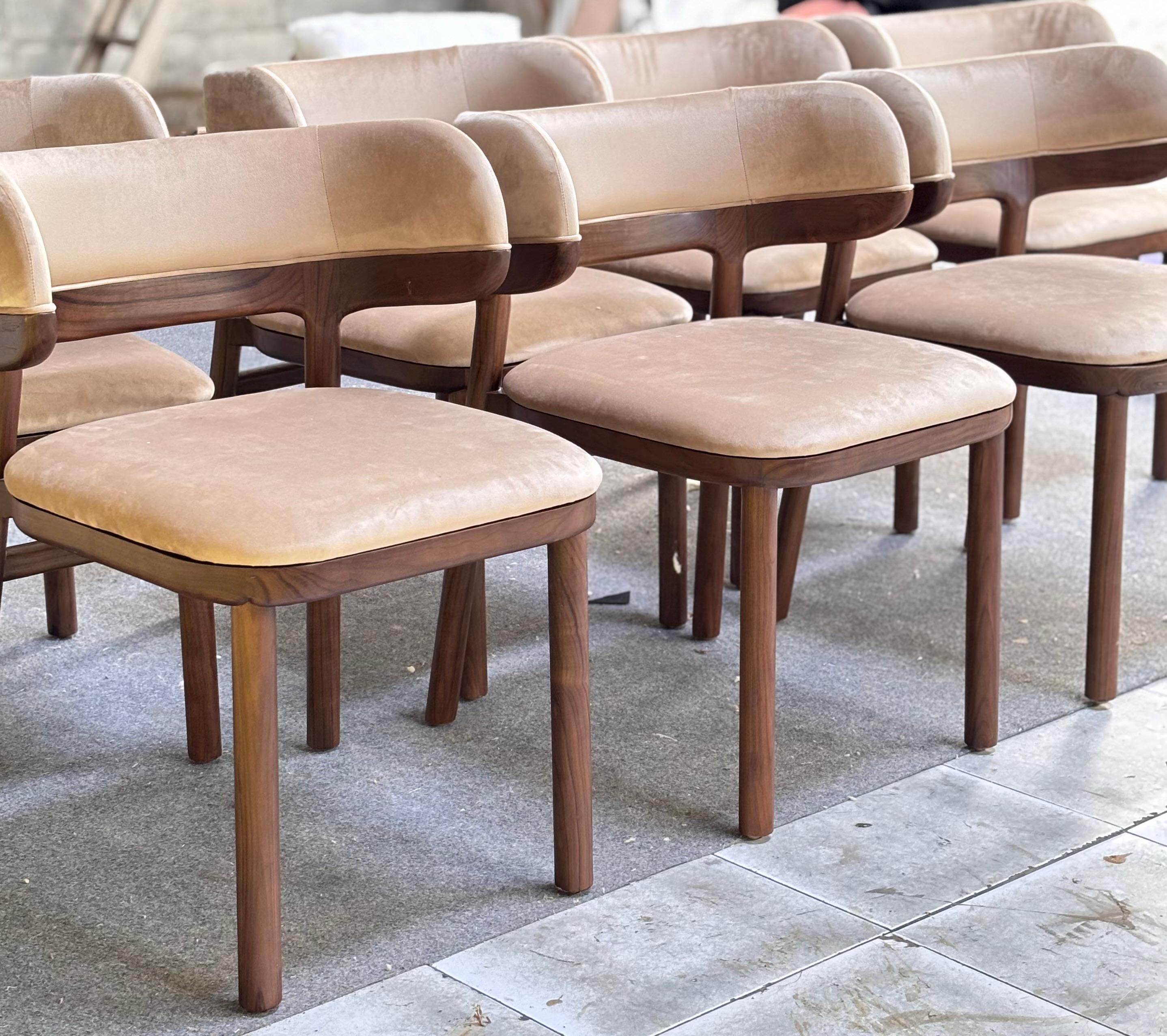 AC-05 - Solid Teak Dining Chair with Cushion
