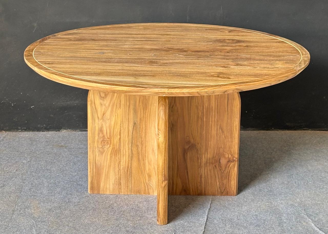 CT-08 - Round Teak Coffee Table