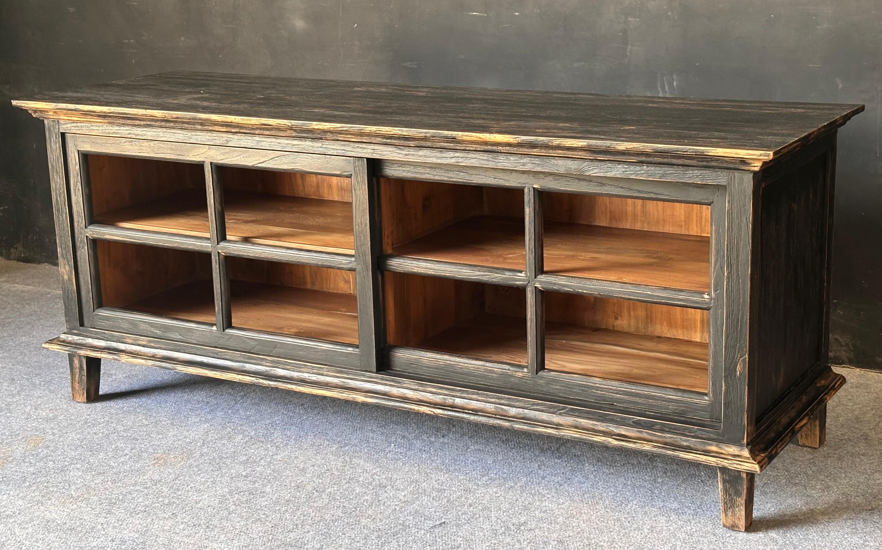 WC-07 - Rustic Teak Cabinet