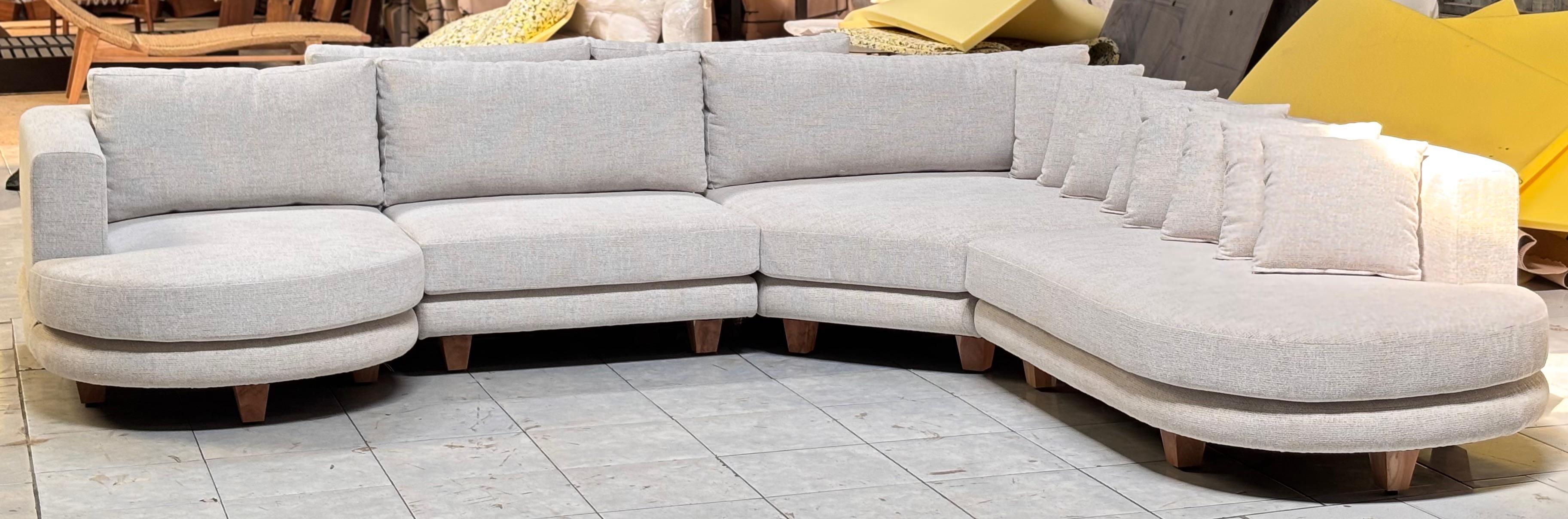 SS-02 - L Shape Upholstered Sofa