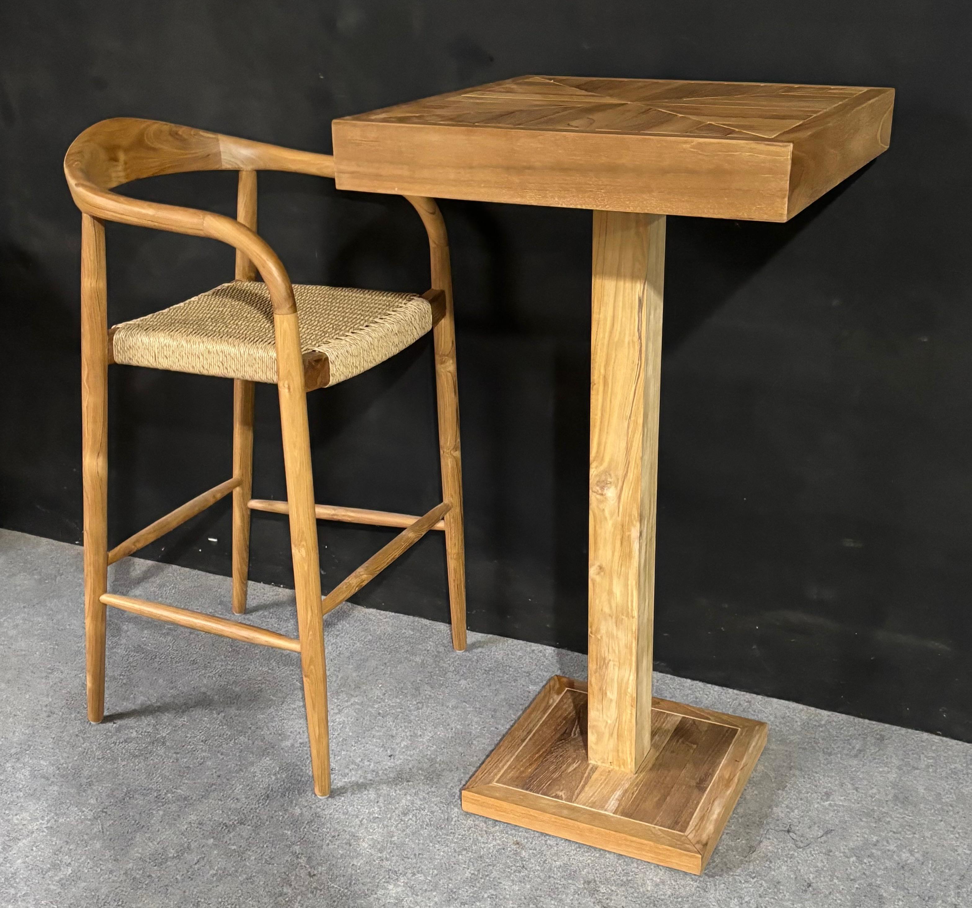 BRS-01 - Teak Bar Set with Chairs