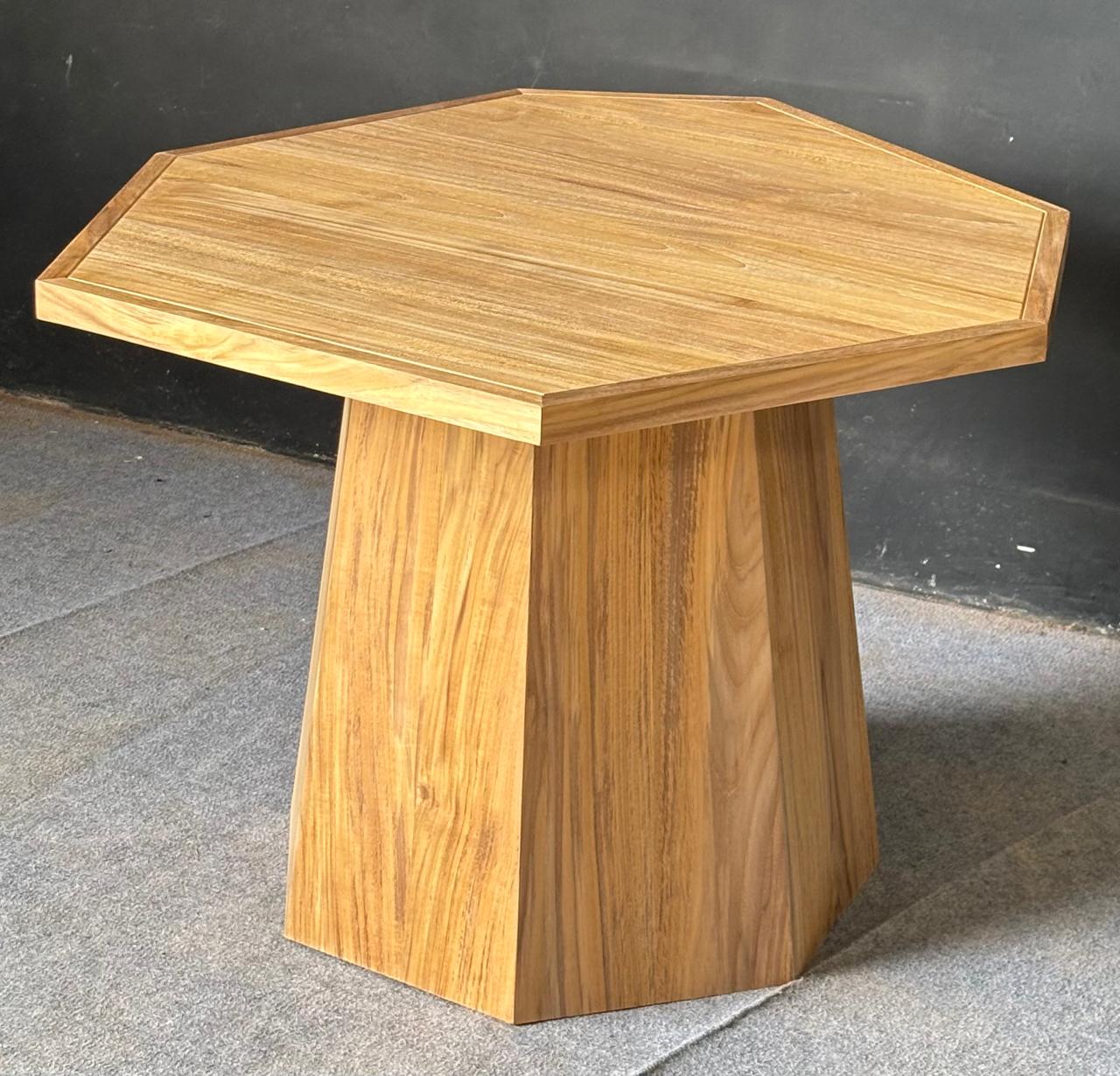 DT-18 - Solid Wood Hexagon Dining Table